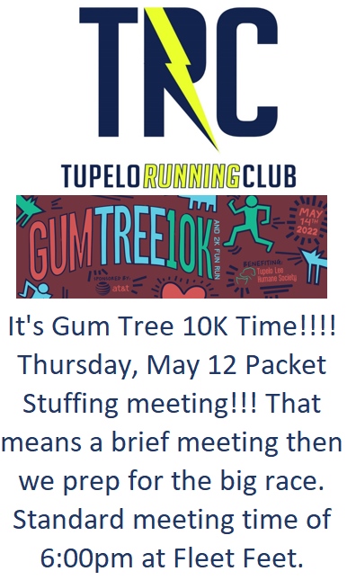 May 2022 TRC Member Meeting and Gum Tree Packet Stuffing